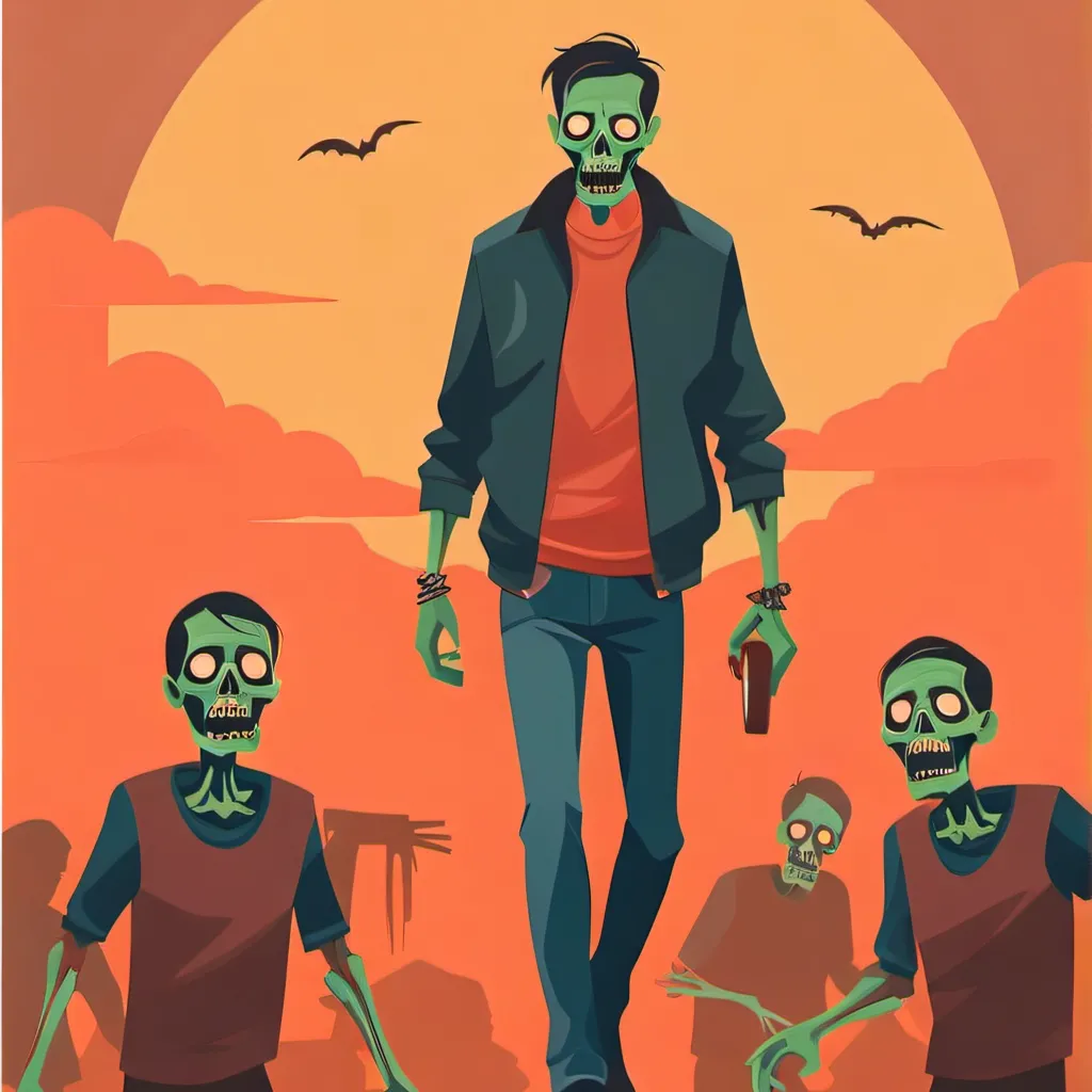 chat with ai character: zombie girl