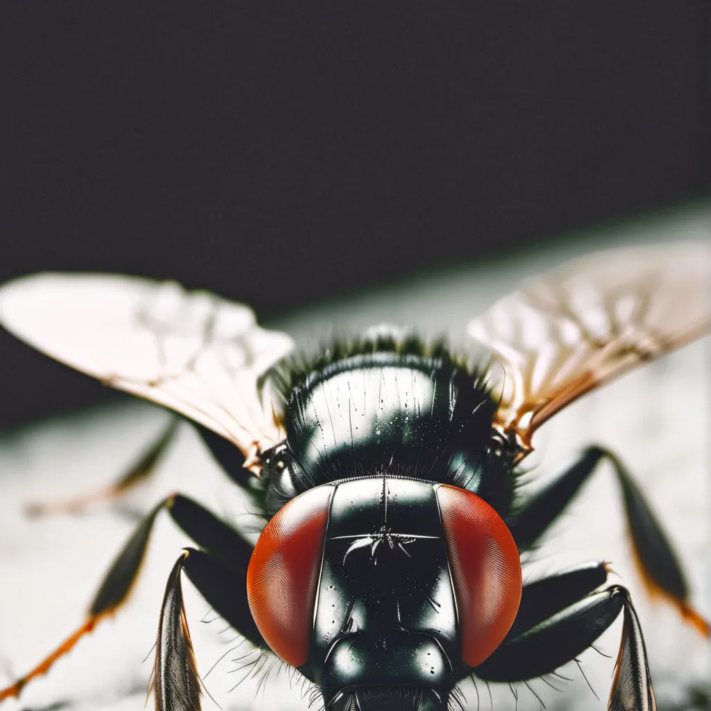 chat with ai character: A black fly 