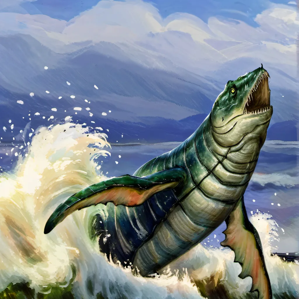 chat with ai character: a sea monster