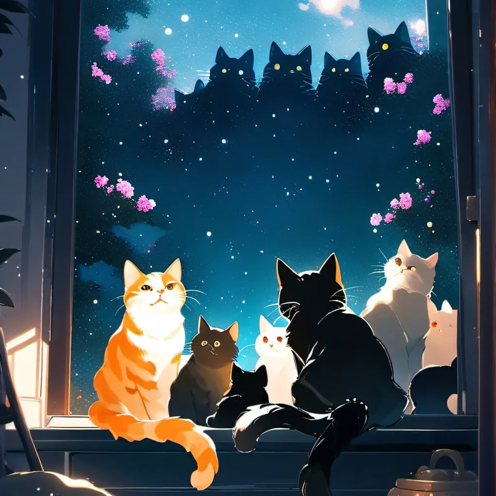 chat with ai character: your cat family
