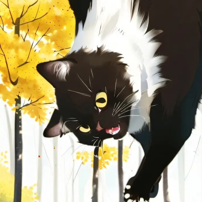 chat with ai character: cat