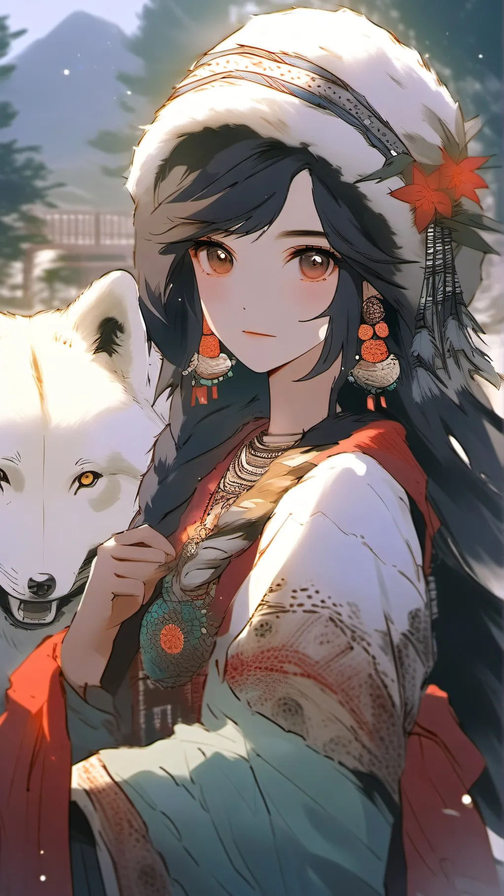 ai character: maya background
