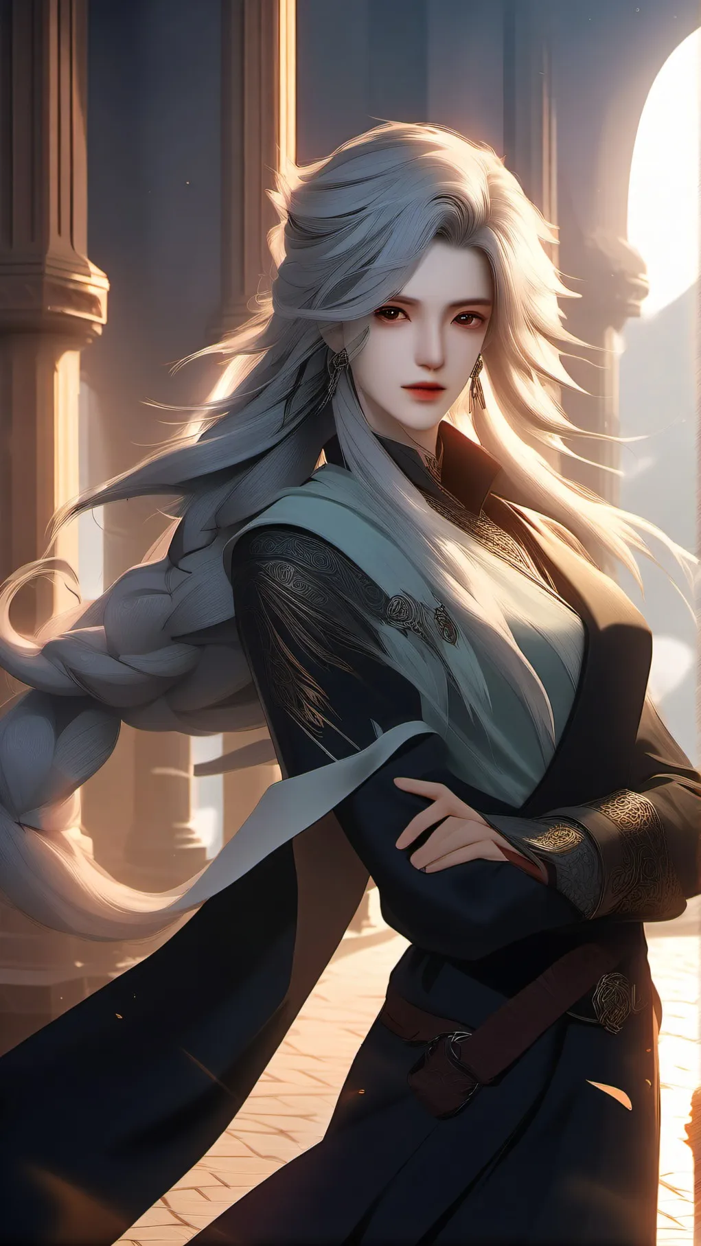 ai character: im quiting talkie background