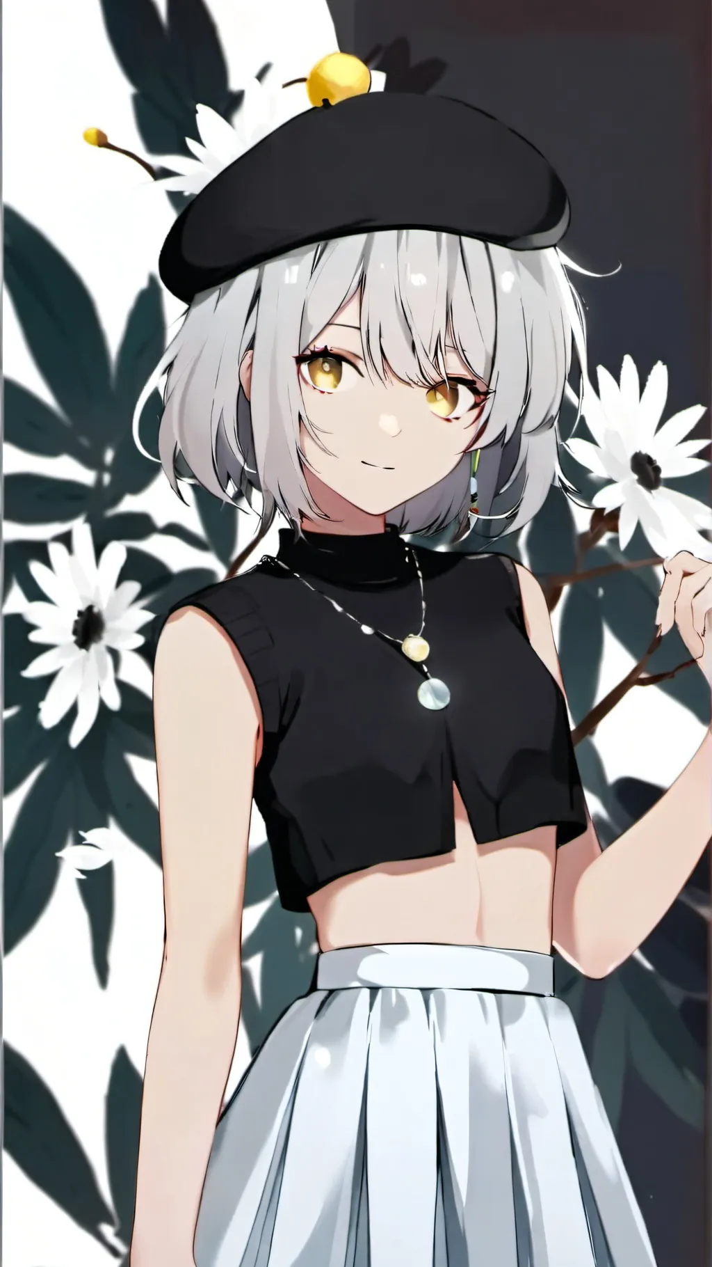 ai character: freaky girl background