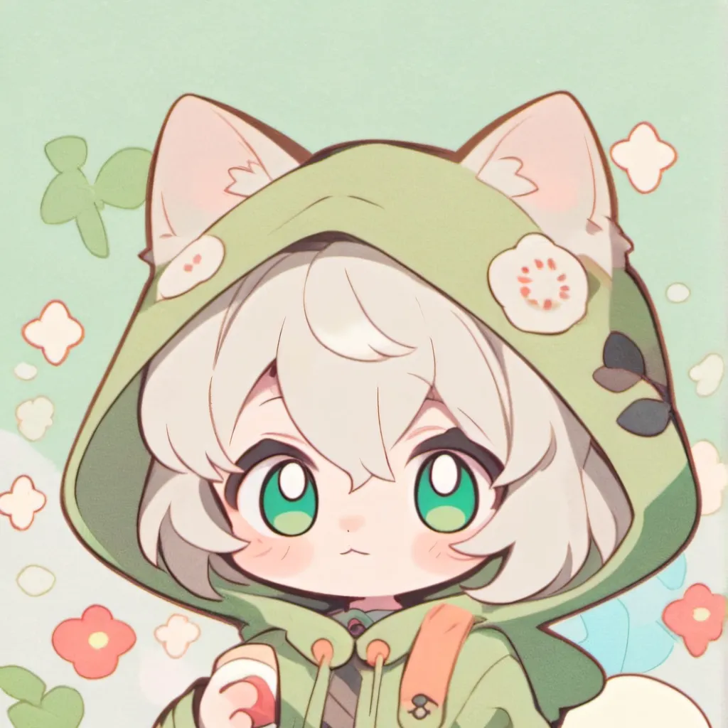 chat with ai character: cute cat person