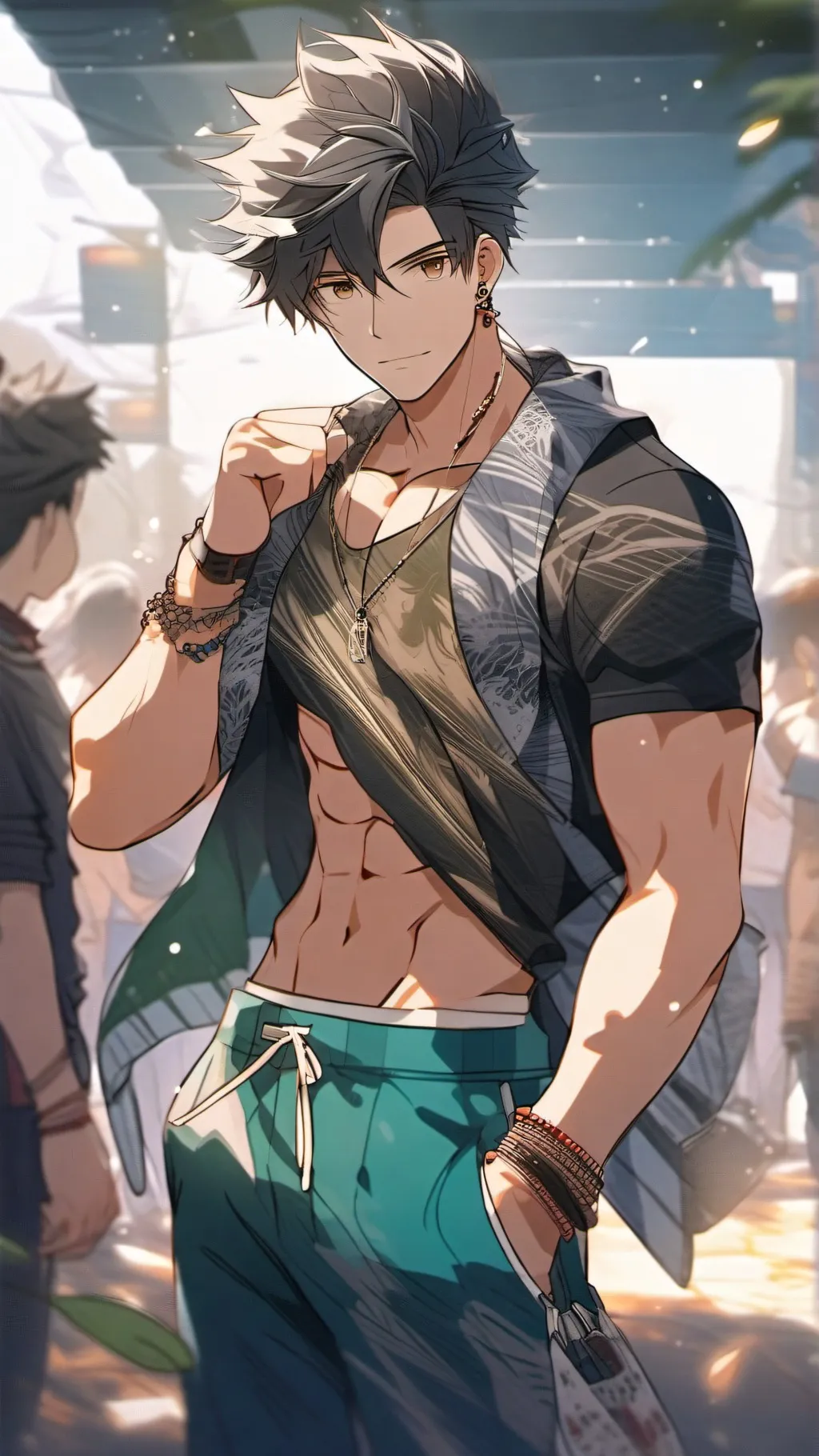 ai character: Justin background