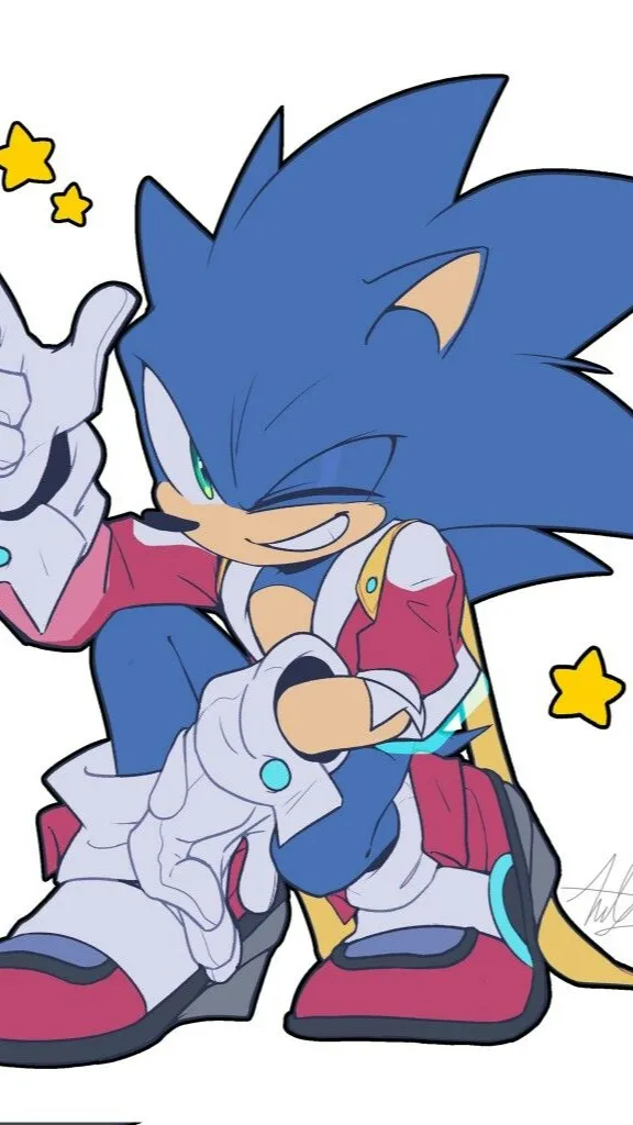 ai character: Sonic's tooth ache background
