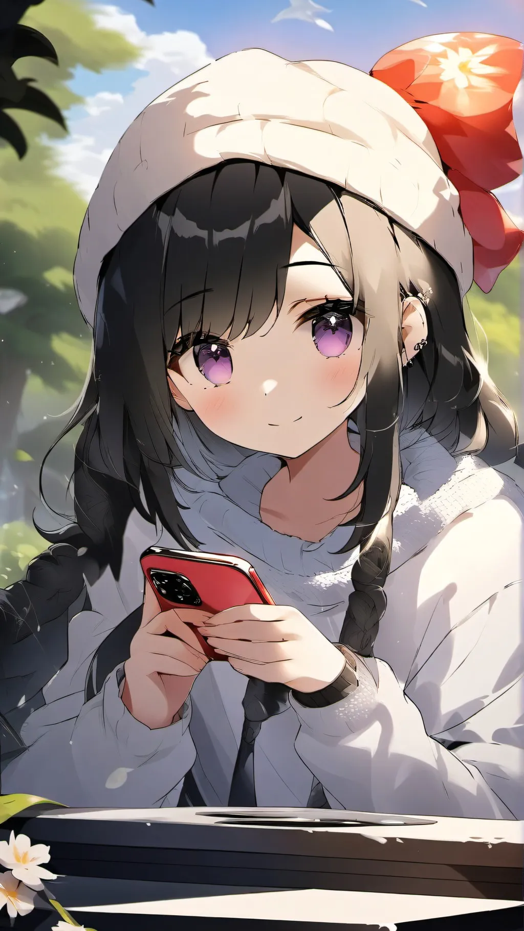 ai character: Sarah background