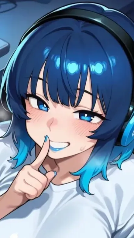 ai character: Super Carol Blue  background