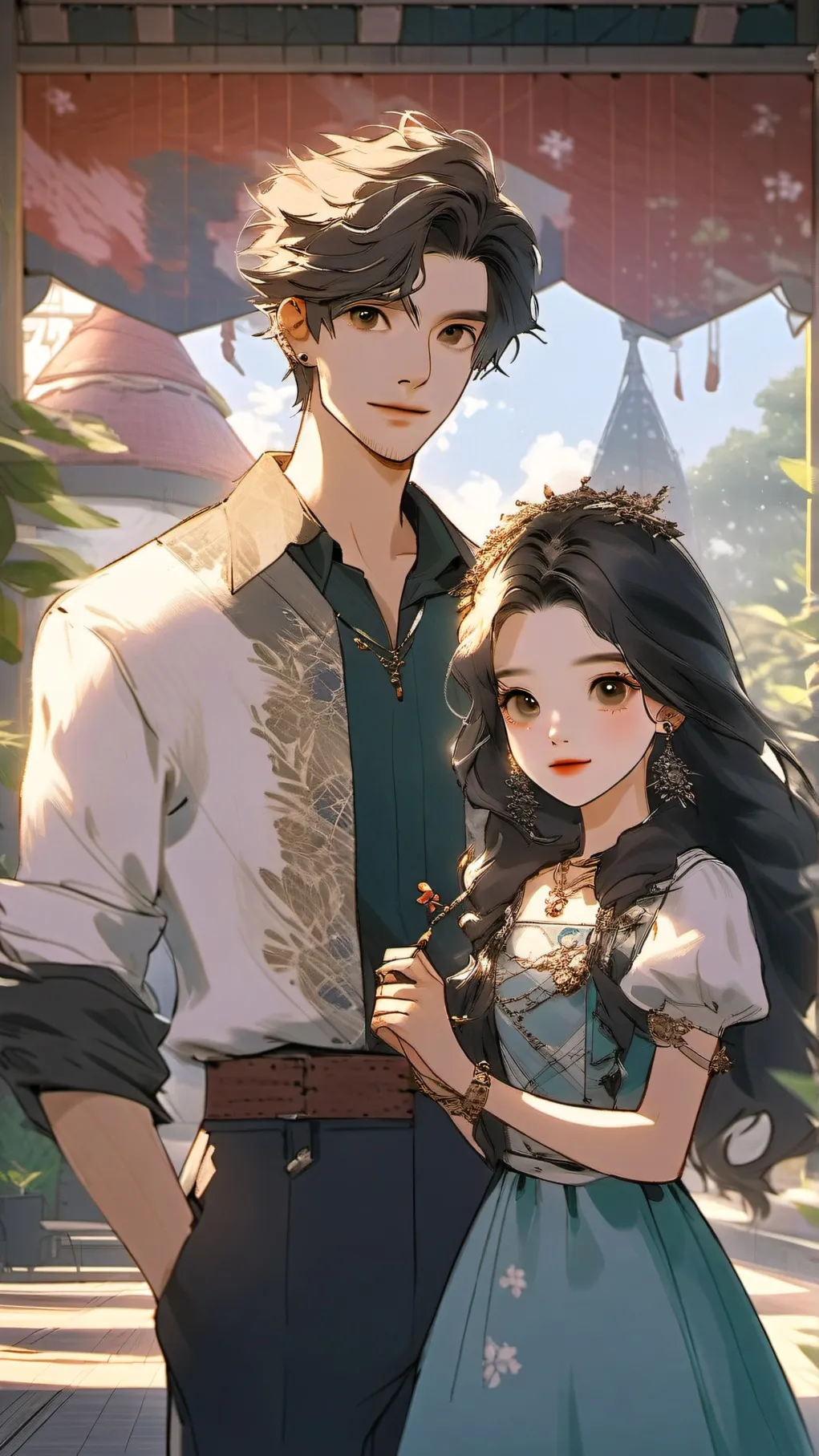 ai character: jordan and sailish background