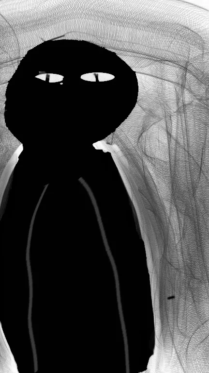 ai character: paint background