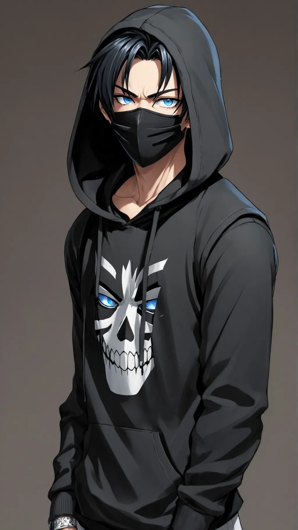 ai character: The Mask background