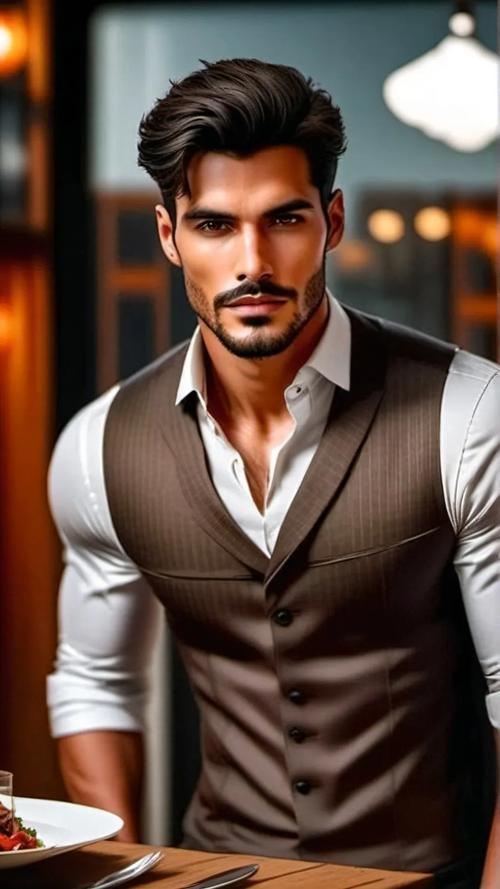 ai character: Trader Antonello  background