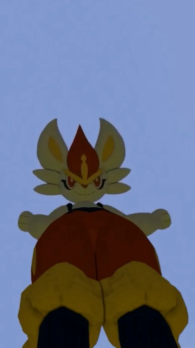 ai character: Cinderace background