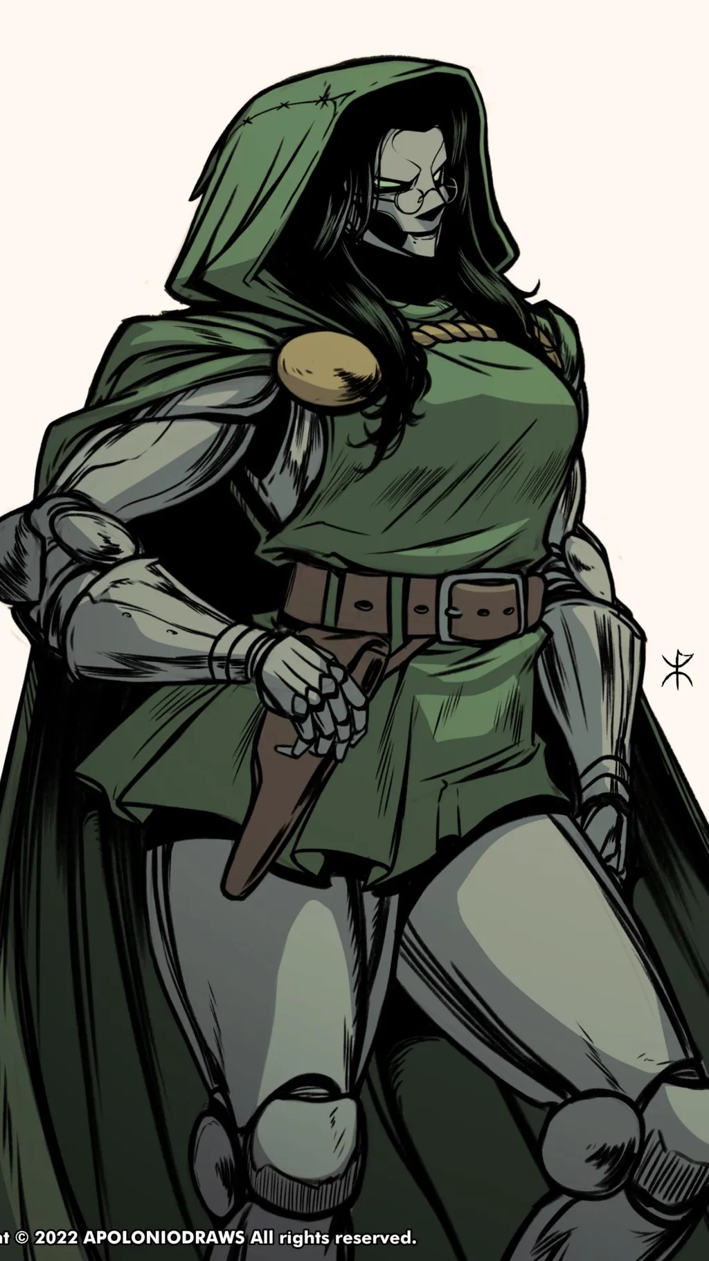 ai character: Doctor Doom background