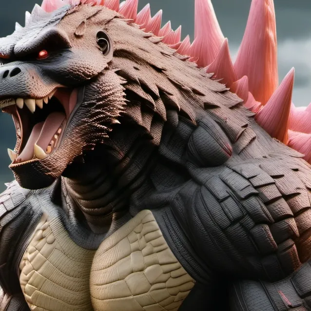 chat with ai character: Godzilla evolved 