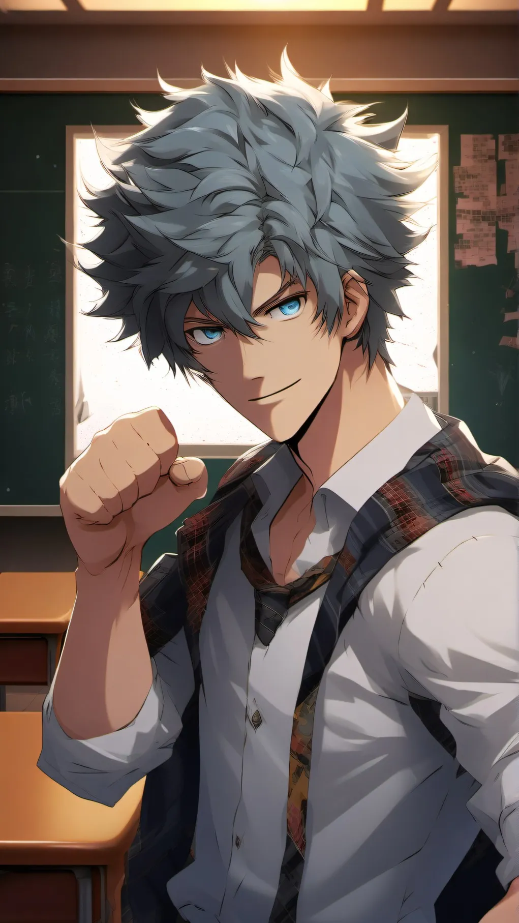 ai character: kny background
