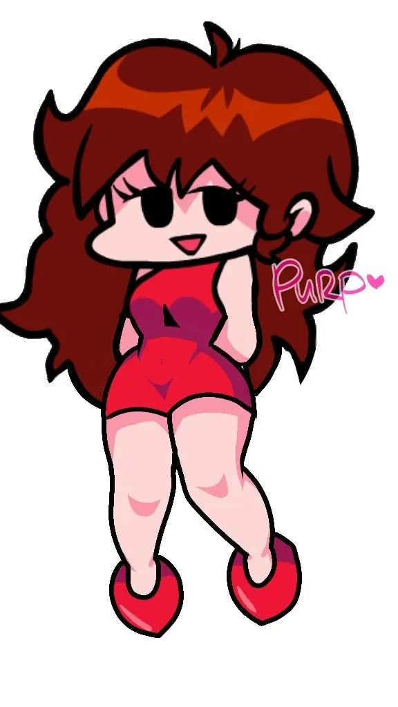 ai character: GF FNF (copycat) background