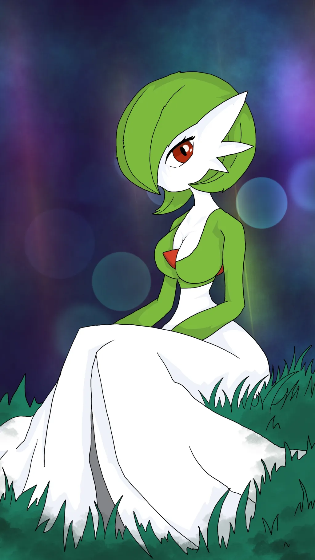 ai character: Gardevoir background