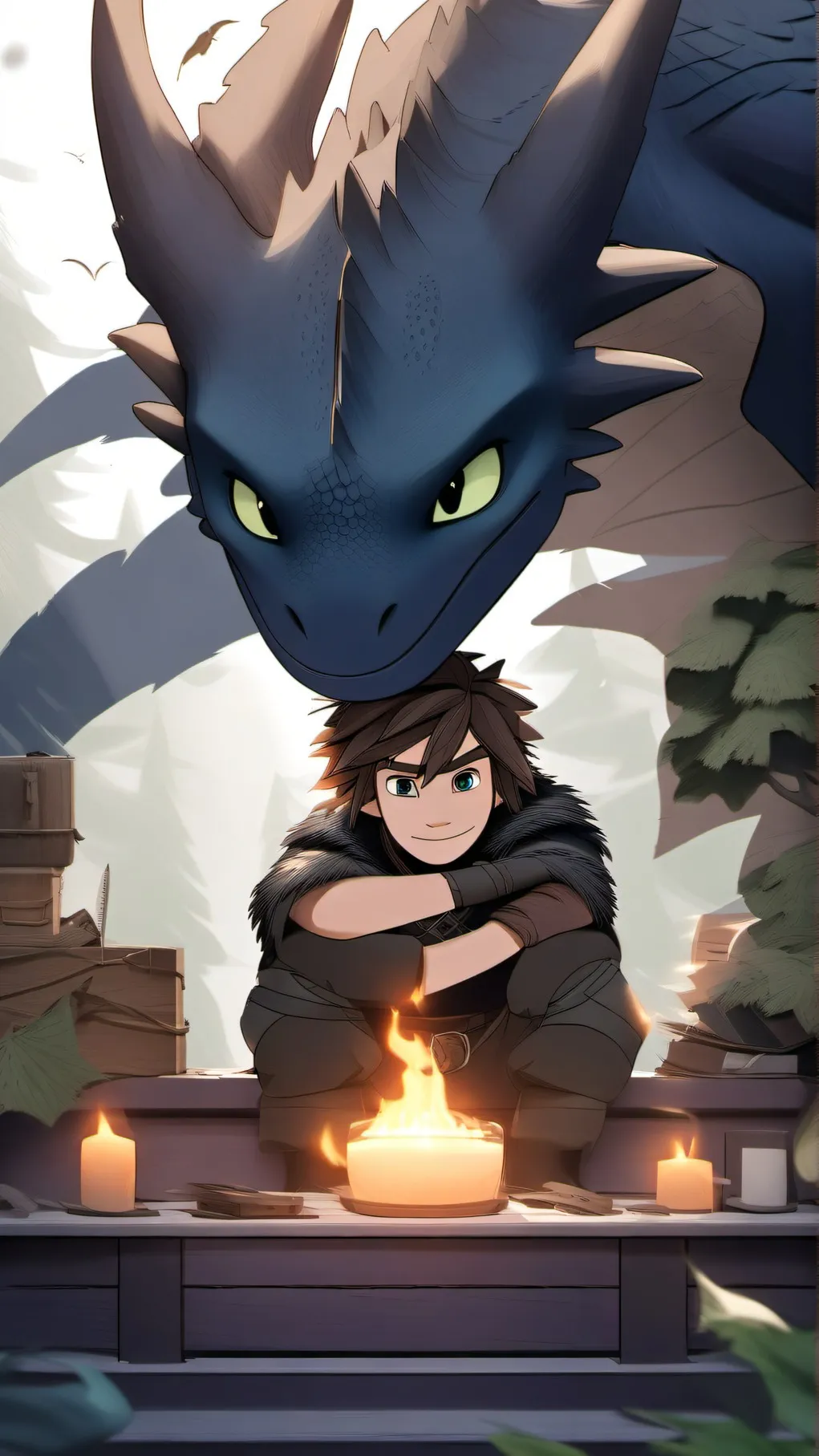 ai character: HTTYD! background