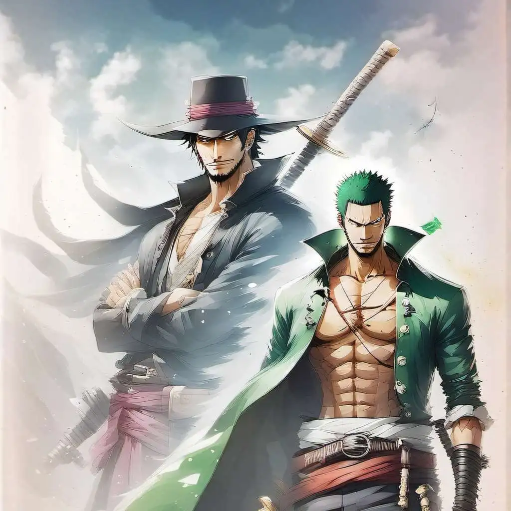 chat with ai character: Mihawk and Zoro