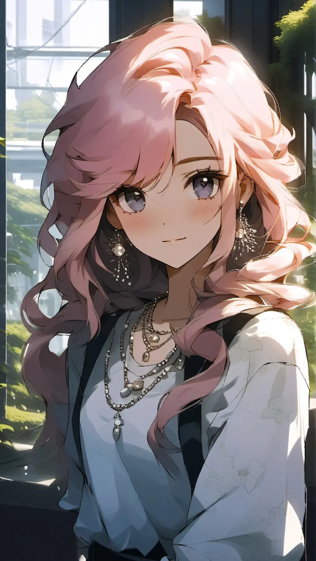 ai character: JJ, Kelly, and Jel background