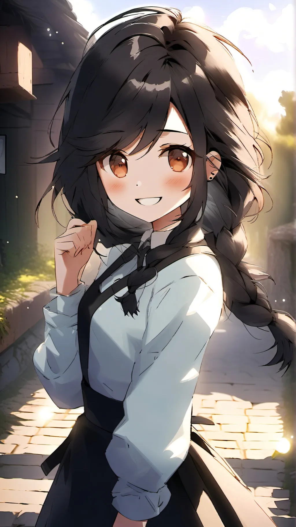 ai character: Candy background