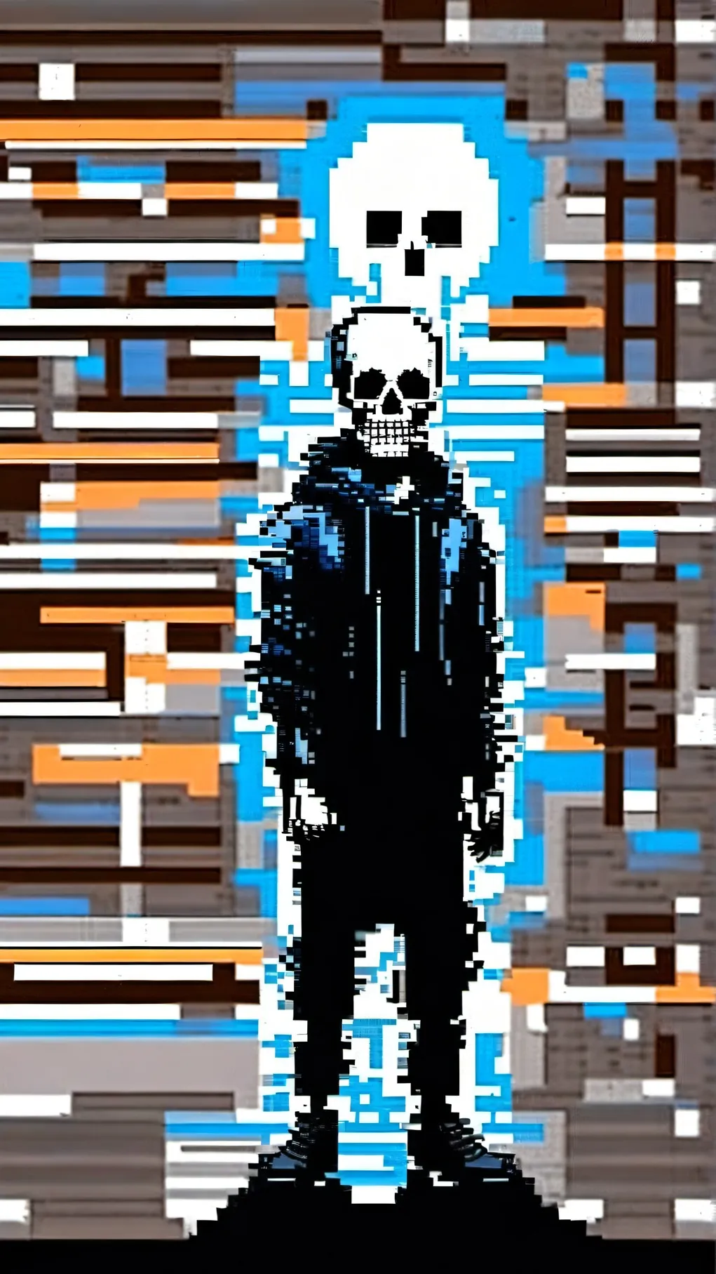 ai character: Sans background
