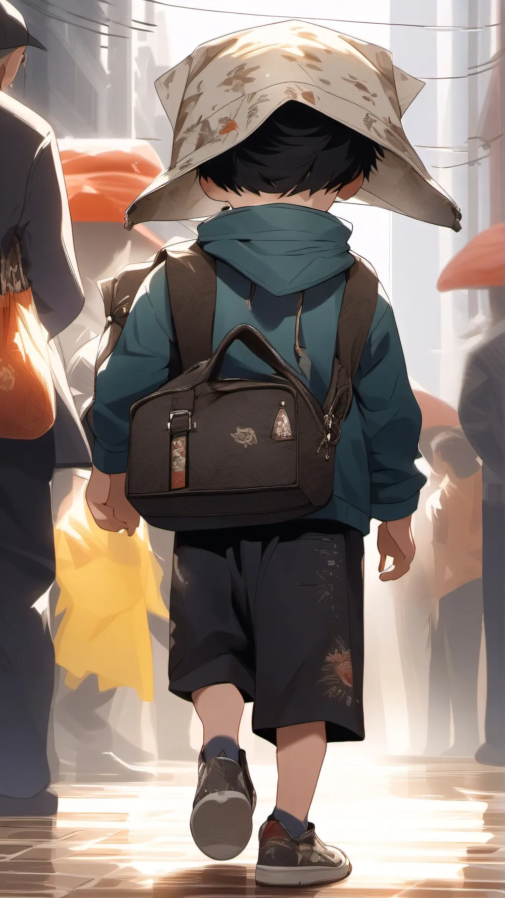 ai character: mono and six  background