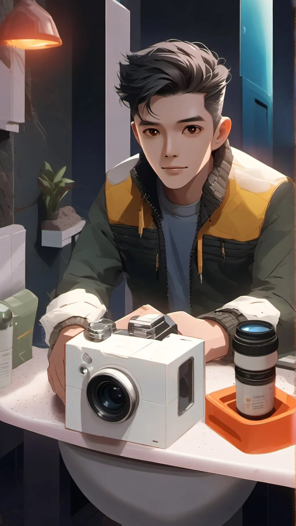 ai character: UTCM X UTSM background