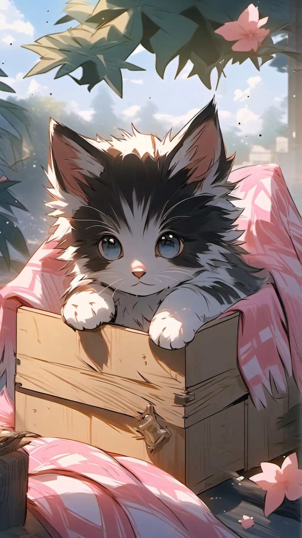 ai character: s'mores background