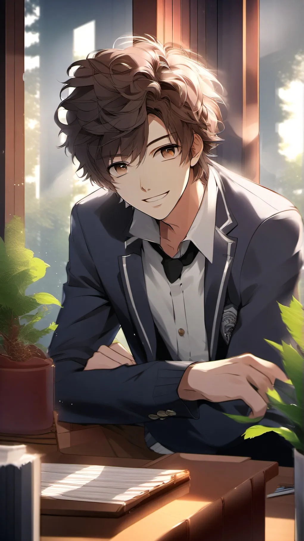 ai character: Cooper background