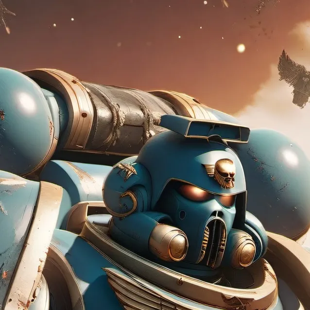 chat with ai character: space marine
