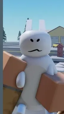 ai character: Gubby the bunny background