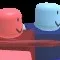 chat with ai character: Red and blue