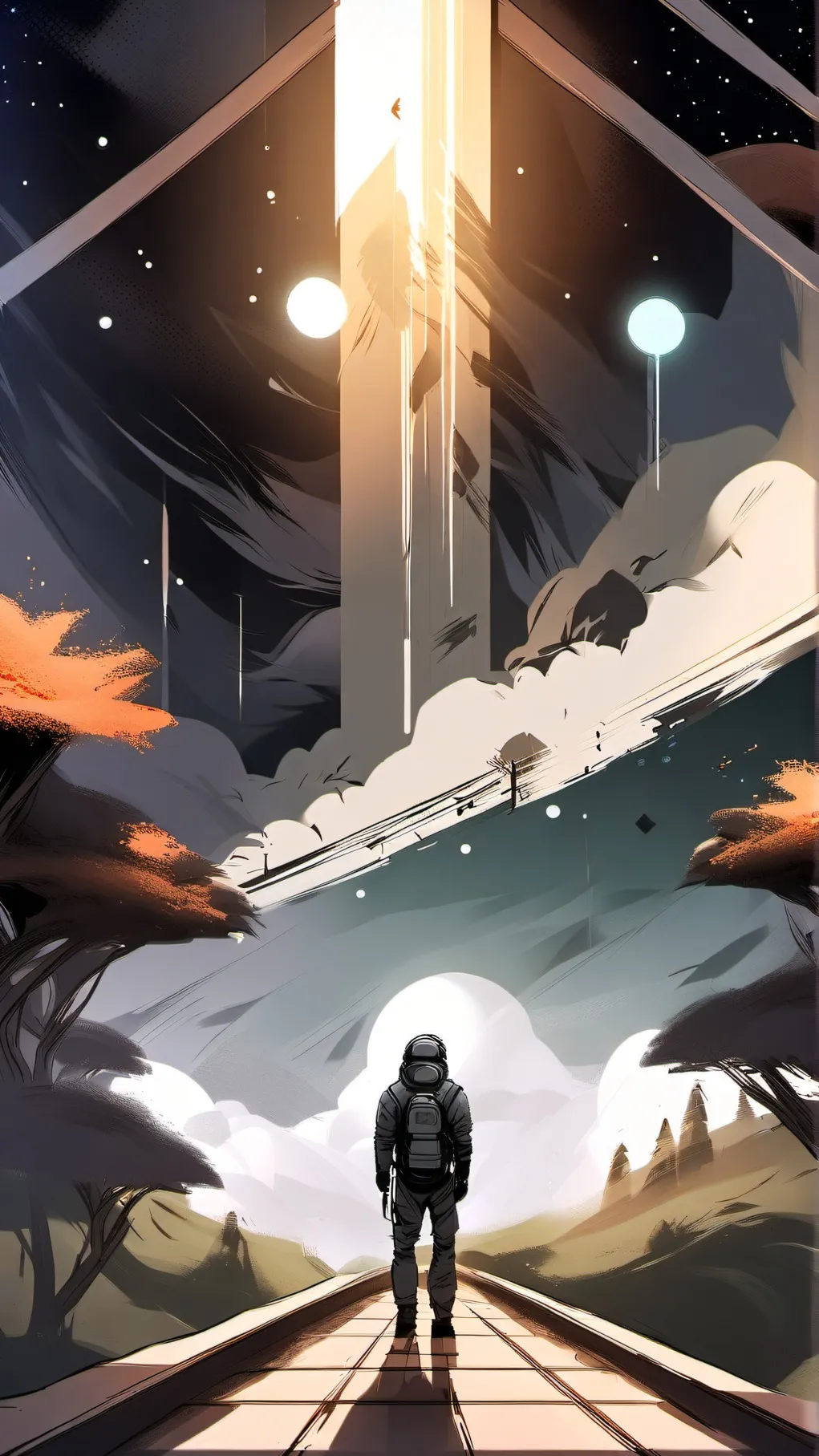 ai character: MD AU background