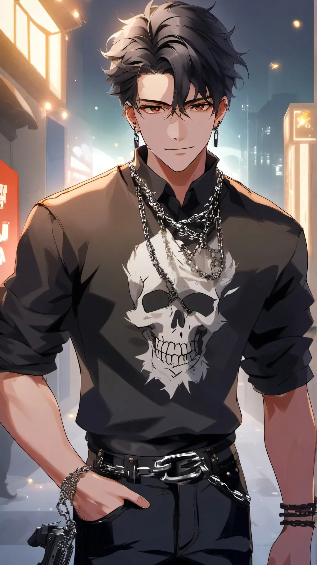 ai character: Kai background