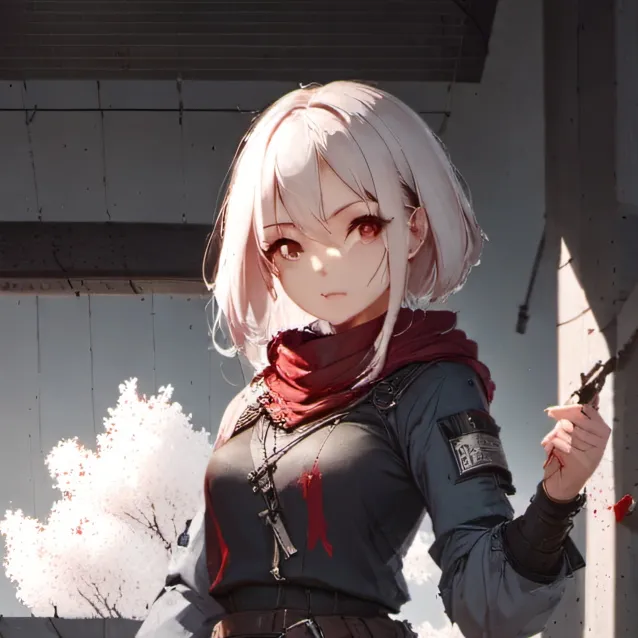 chat with ai character: assassin boot girl