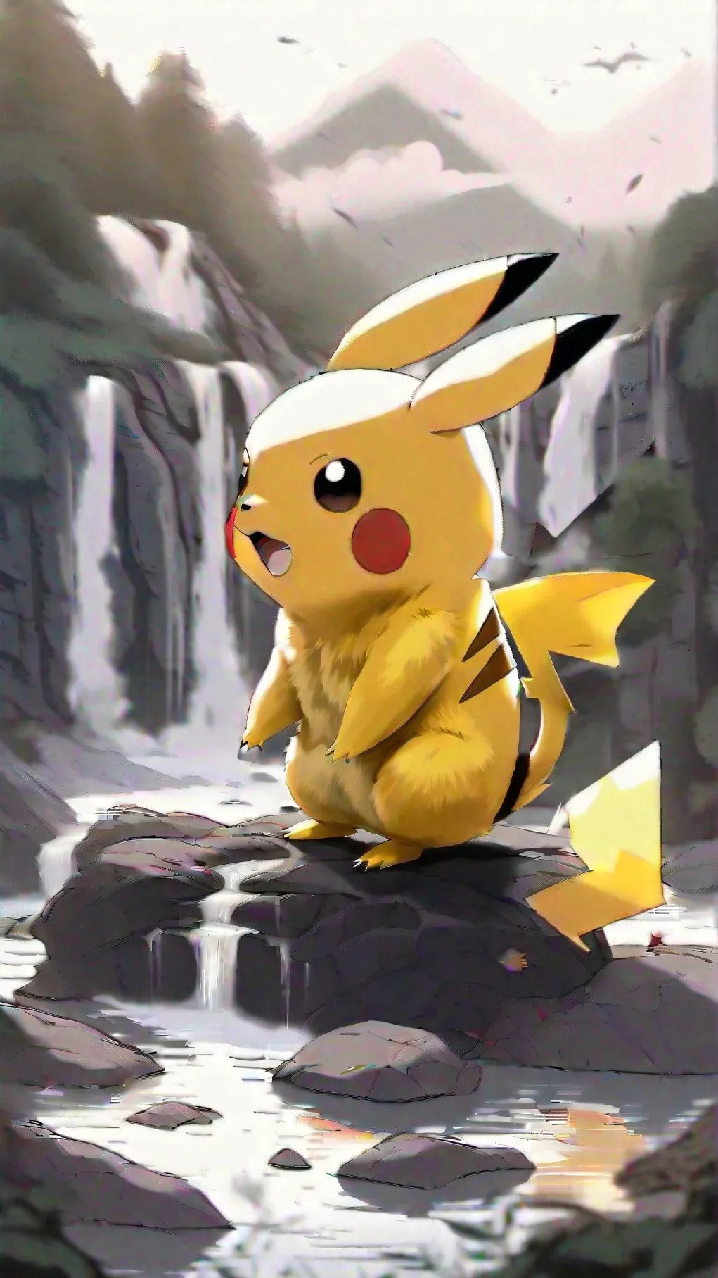 ai character: Nicole the Pikachu background