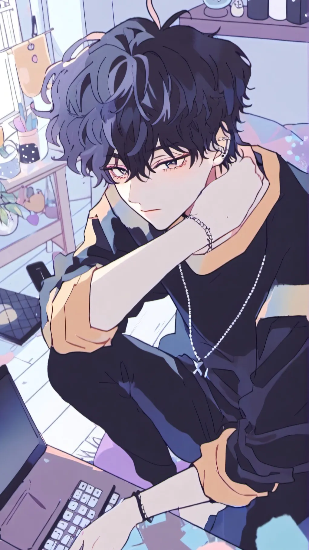 ai character: Leo background