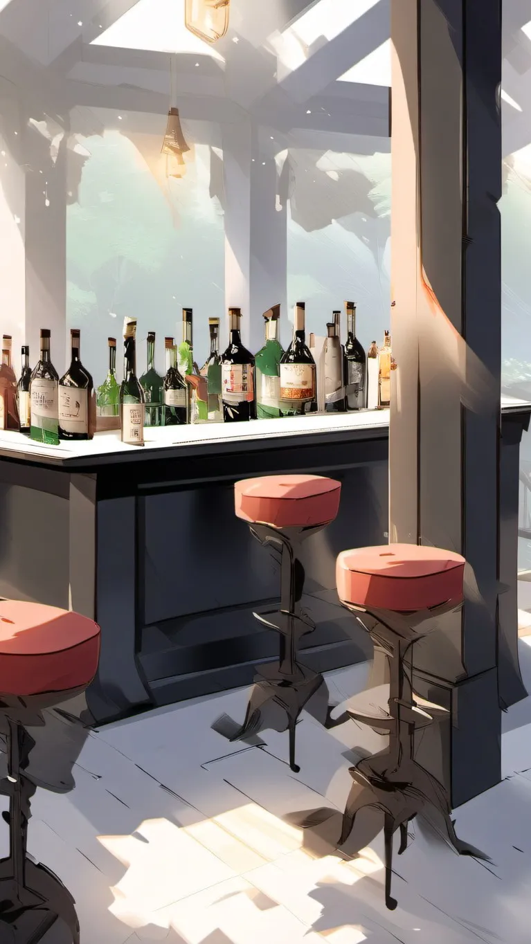 ai character: MHA bar!!!!! background