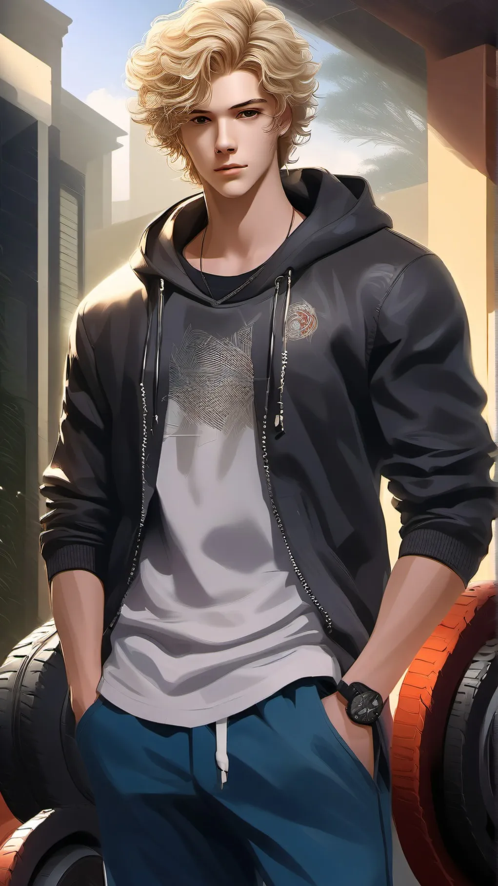 ai character: Cruz  background