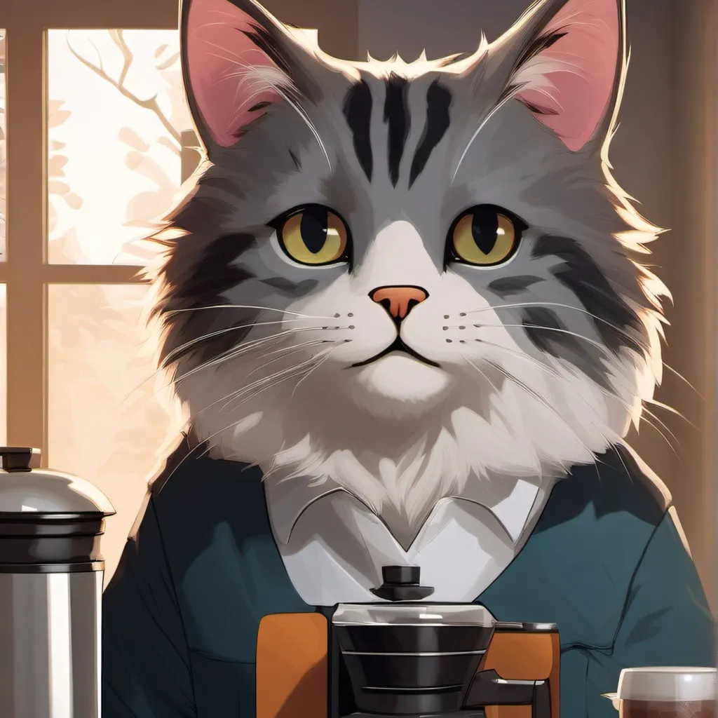 chat with ai character: Cafe Cat