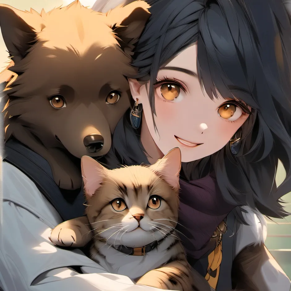 chat with ai character: pixie and Brutus 