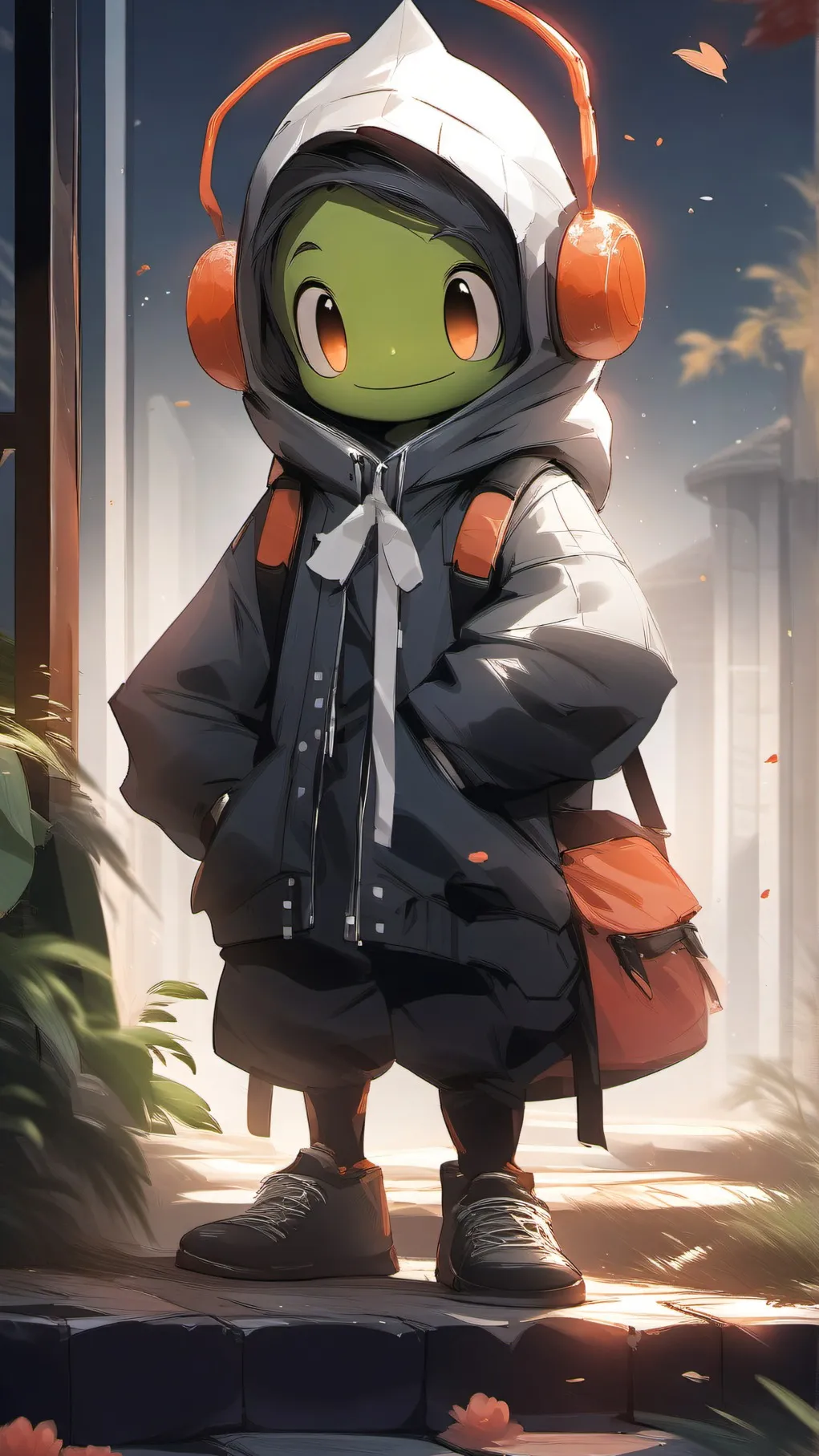 ai character: Dipsy stuck background