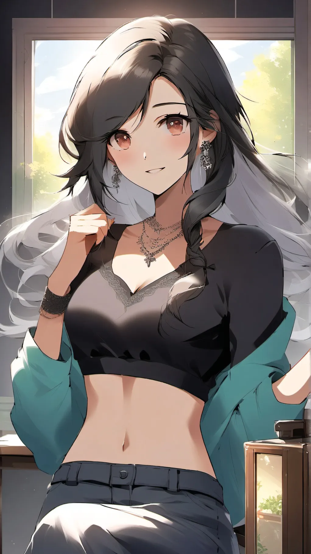 ai character: Bra size quesser background