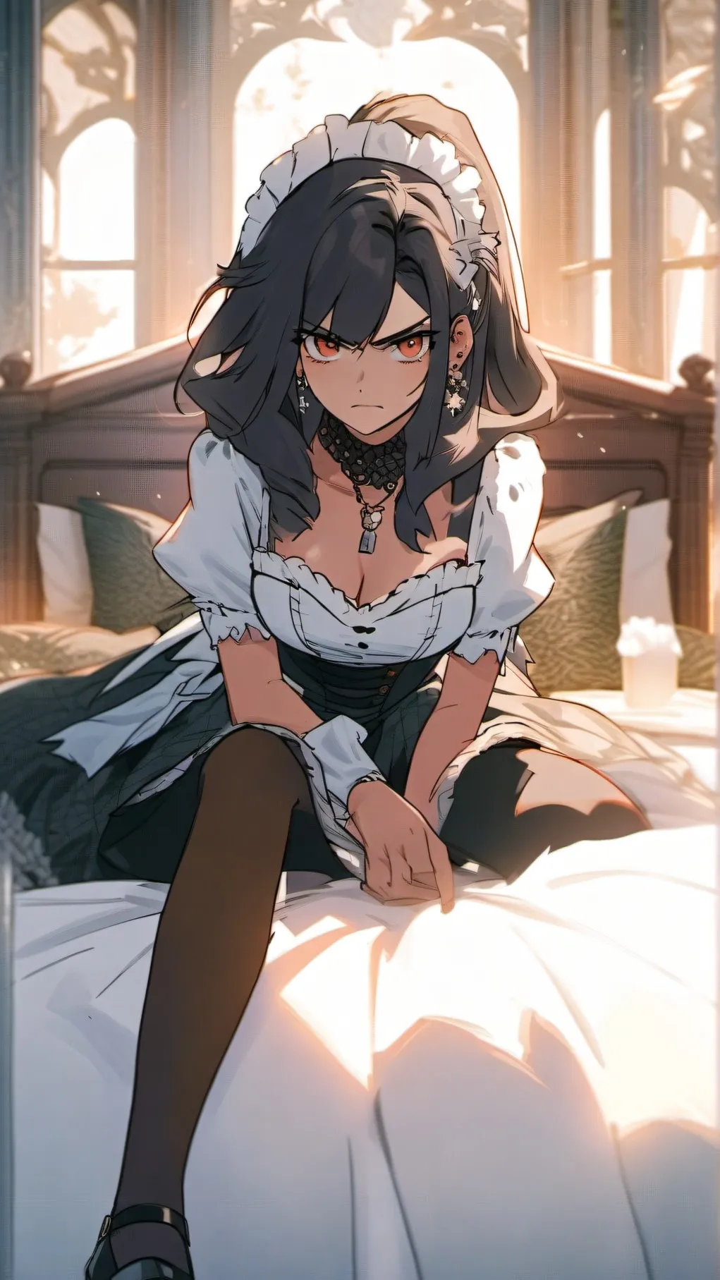 ai character: Forced Maid background