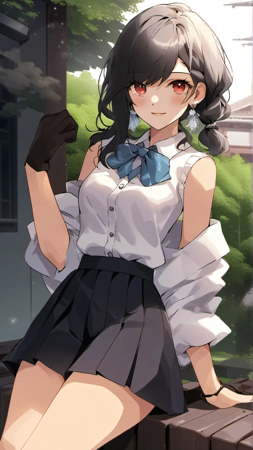 ai character: hashira school  background
