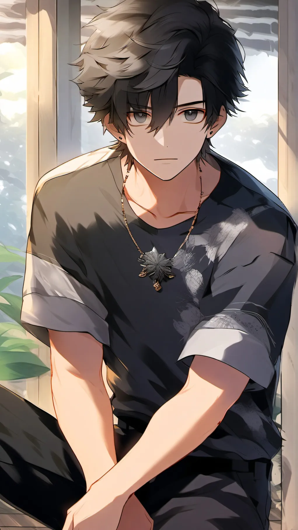 ai character: Levi Akreman background