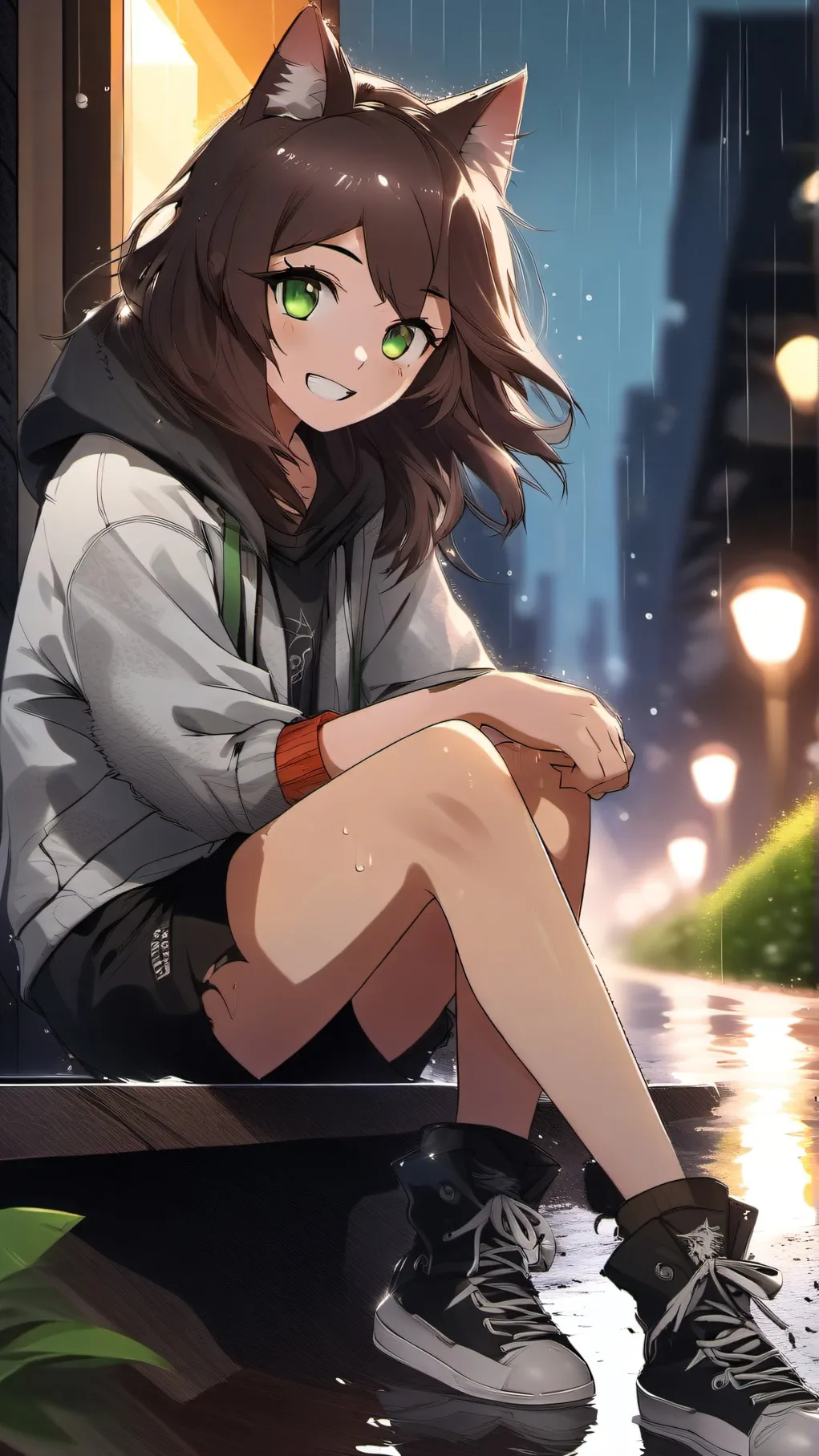 ai character: Ryla - Cat Girl background